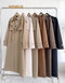Long Trendy Trench Coat